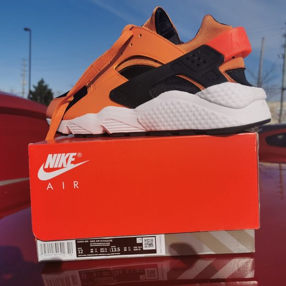 NIKE AIR HUARACHE HOT CURRY / ORANGE - BLACK - Picture 2 of 4